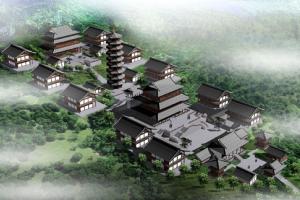 宏村梓路寺景区